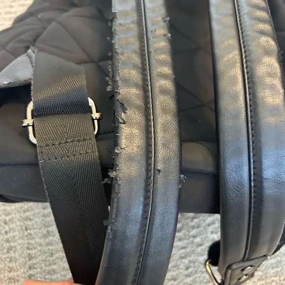 Peloton x Sol & Selene Quilted Black Backpack - Picture 12 of 13